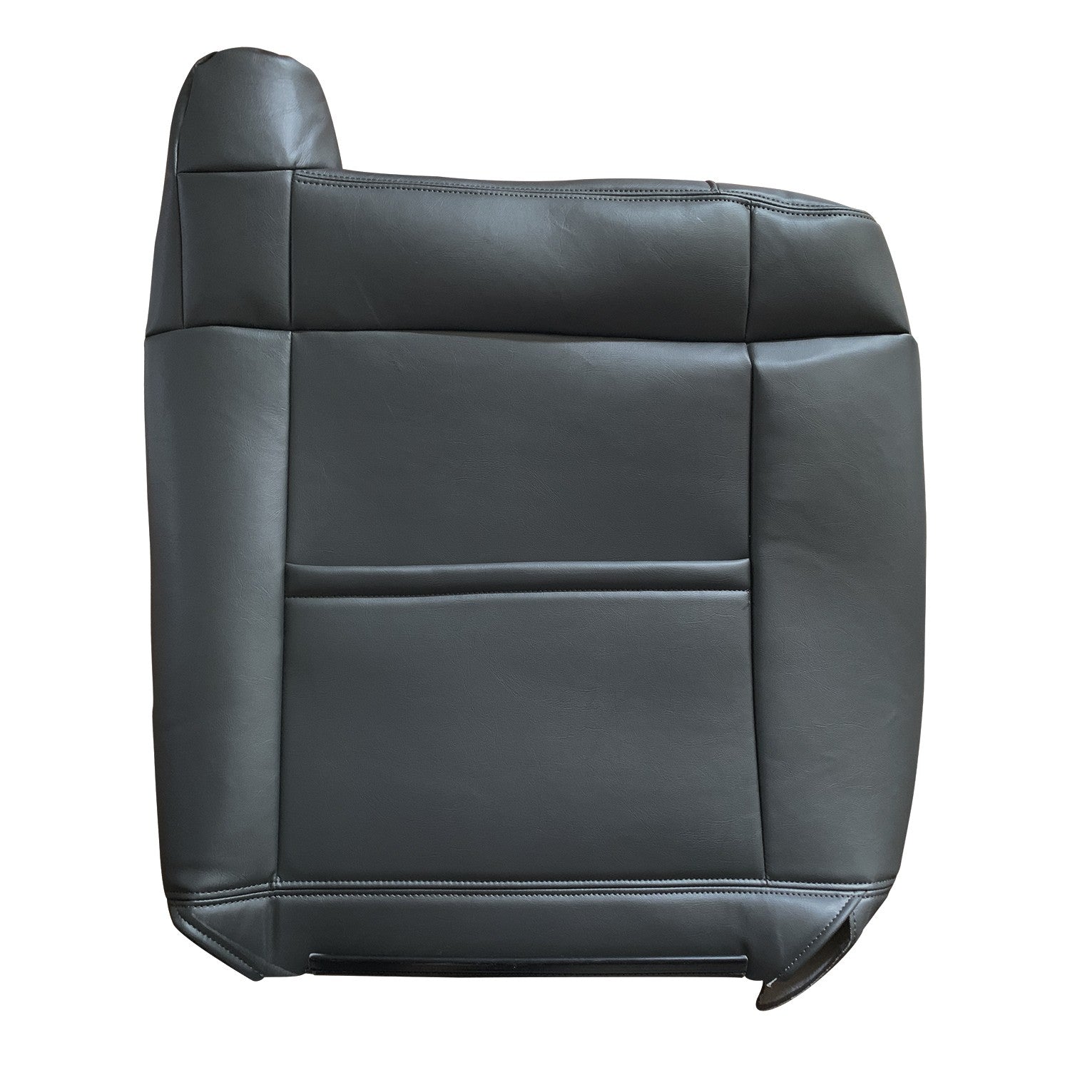 For 1999-2002 Chevy Silverado 1500 Driver & Passenger Leather Seat Cover Black