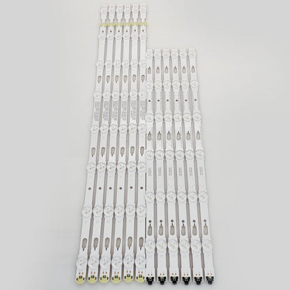 LED strip(12)for Samsung UE55MU6175 UE55MU6272 UE55KU6099U UE55KU6179 UE55JU6742