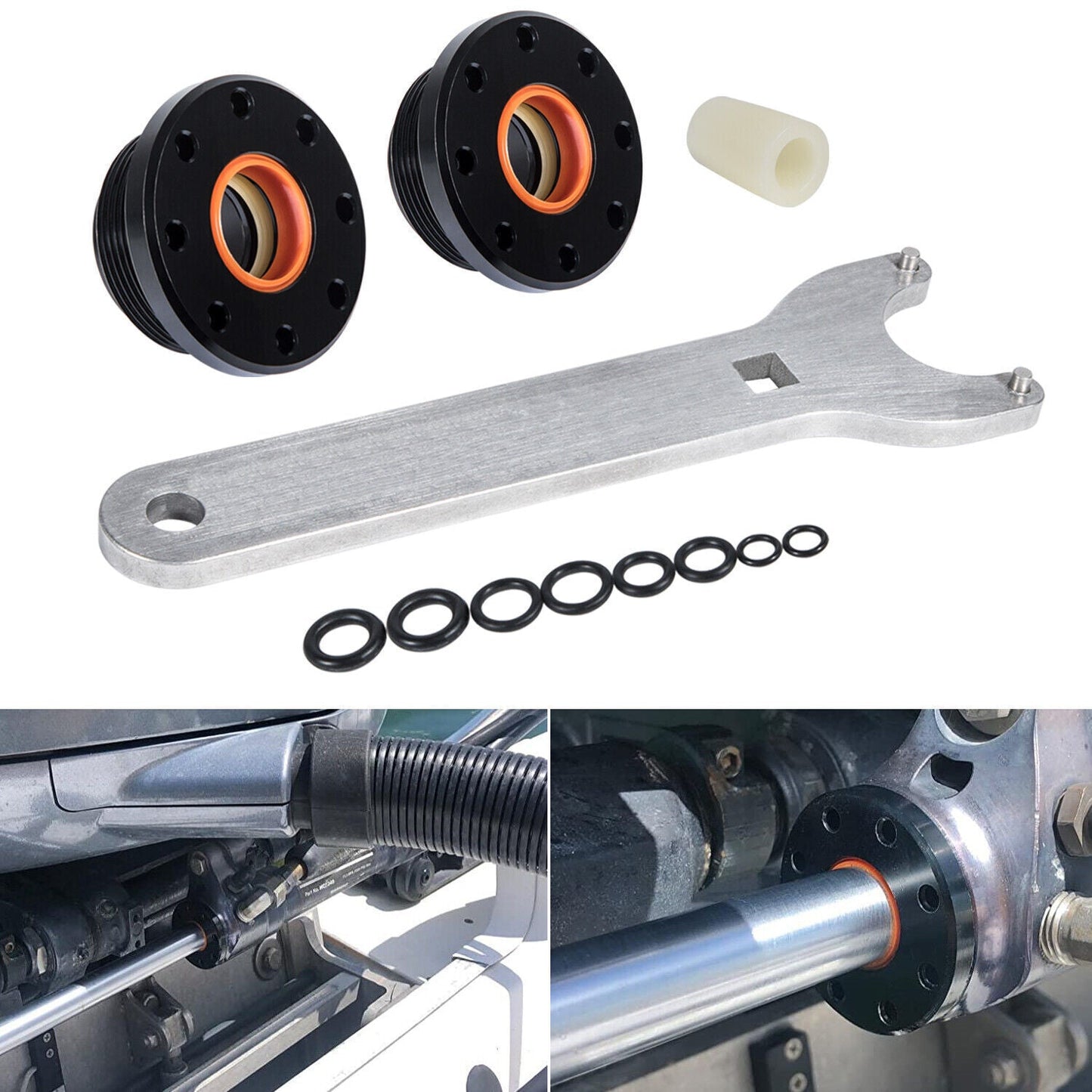 HS5157 Front Mount Hydraulic Steering Cylinder Seal Kit For SeaStar HC5345