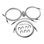 Flexible Stainless Steel Braided Fuel Line Kit For Chevrolet Silverado 1500 2500