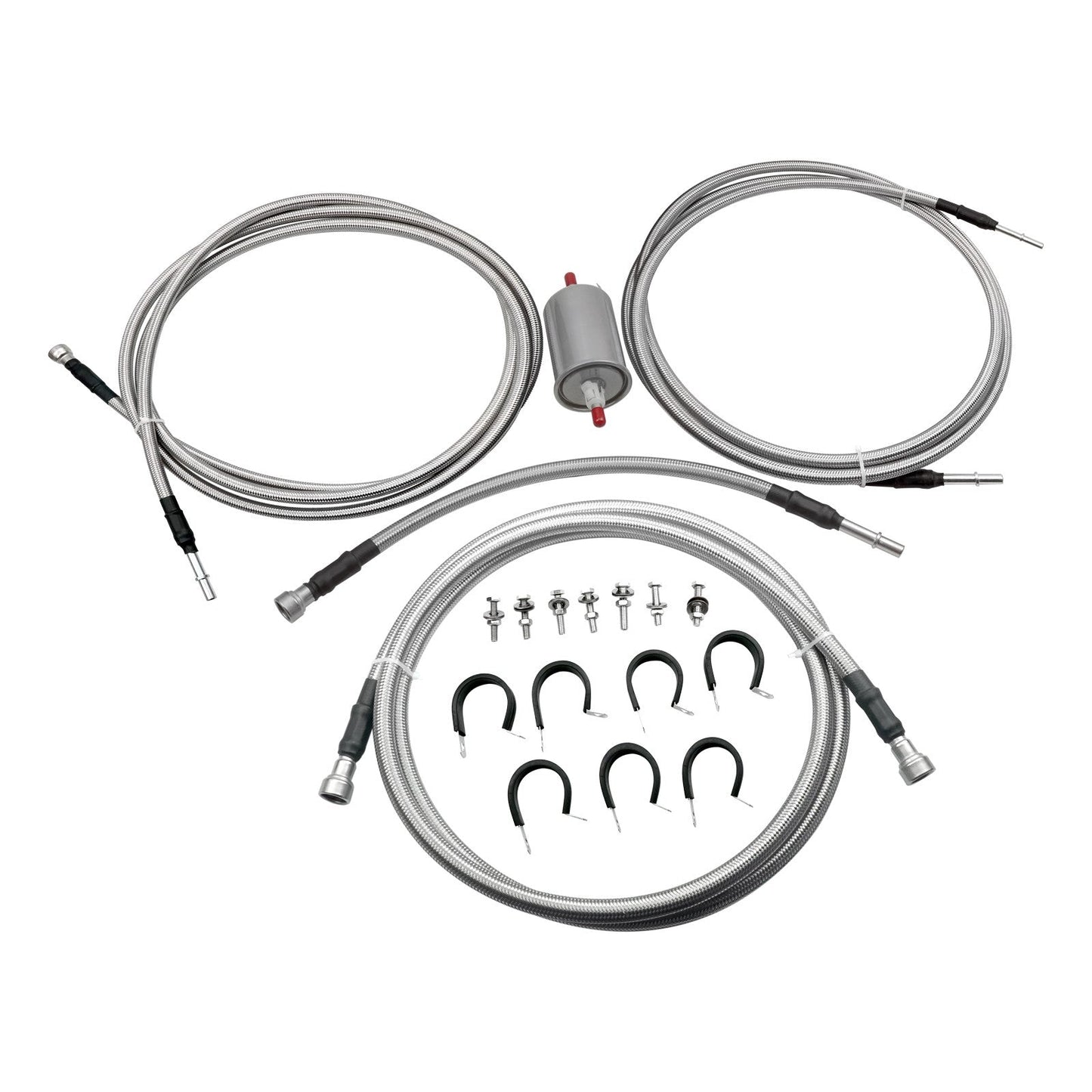 Flexible Stainless Steel Braided Fuel Line Kit For Chevrolet Silverado 1500 2500