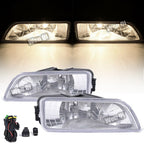 Front Bumper Fog Lights Lamp w/wiring for 2004-2008 for Acura TL 4DR