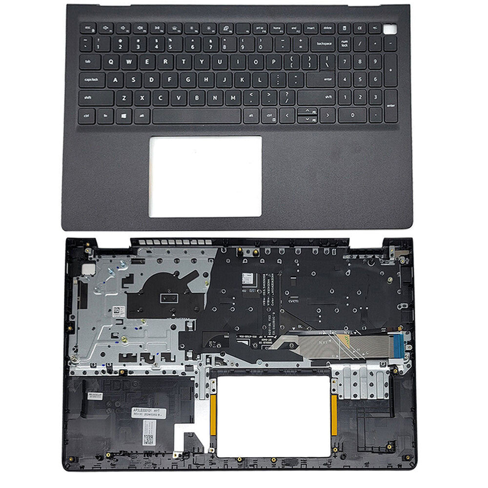 New For Dell Inspiron 15 3510 3511 Palmrest Backlit Keyboard 054WVM Black 15.6"