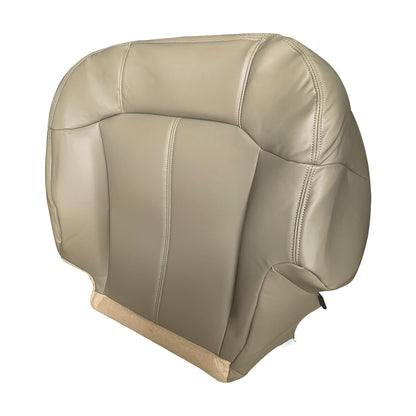 Driver Bottom Leather Seat Cover Tan For 1999-2002 Chevy Tahoe