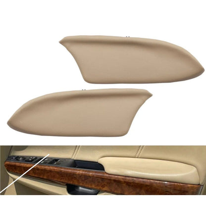 Pair Fit For Honda Accord 2008-12 Door Panels Armrest Cover Leather Beige LH +RH