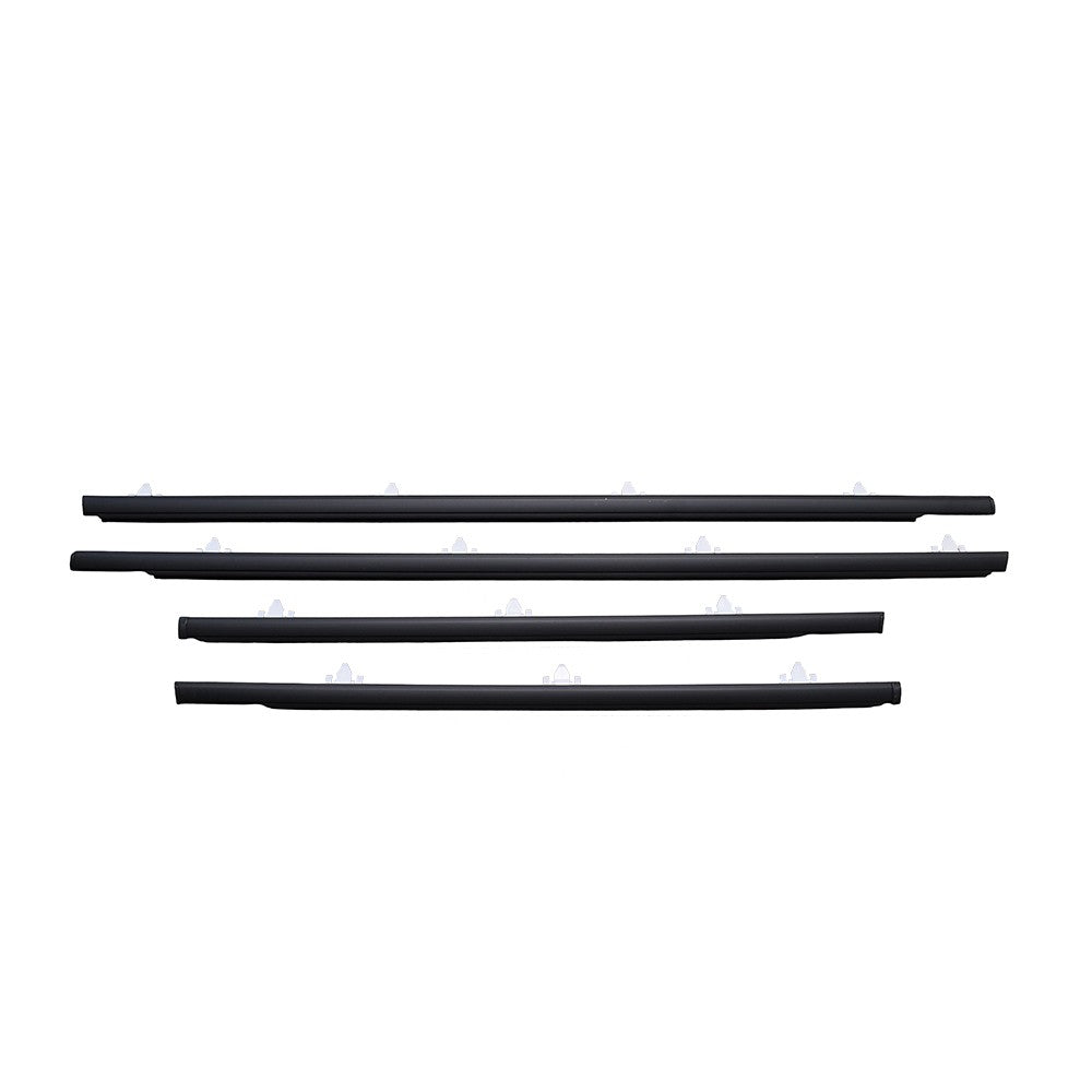 Front Rear Door Belt Glass Weatherstrip Seal for Nissan Sunny B13 Sentra