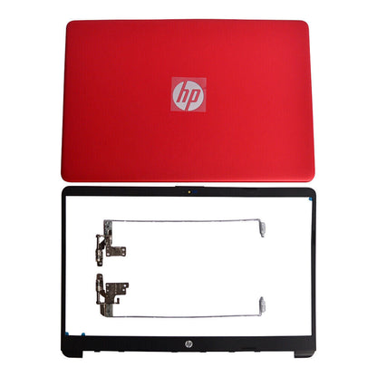 New For HP 15-DW 15-dw1083wm 15-DW1XX Back Cover & Hinges & Bezel Red M03725-001
