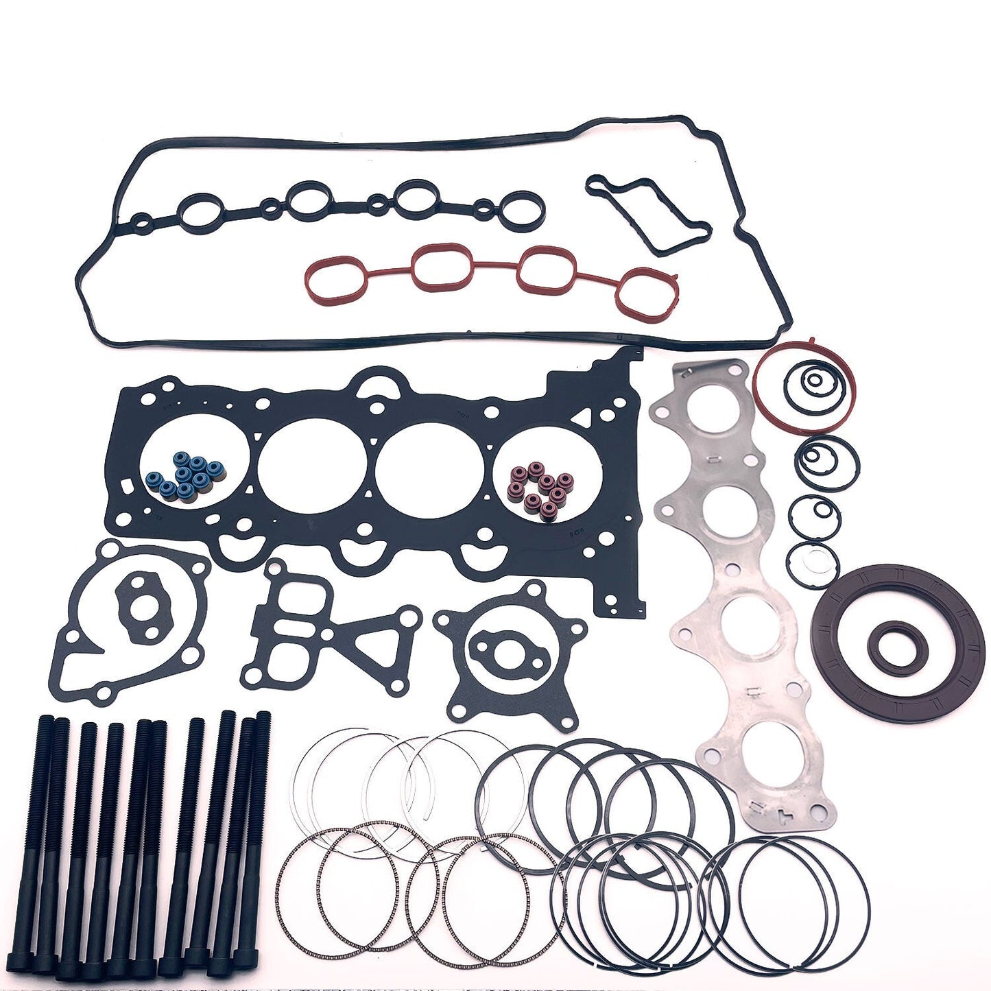 Head Gasket Bolts&Piston Rings Set For Hyundai Kia Accent Rio 1.6L L4 2012-2016
