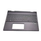 For HP 15-DS1083CL 15M-DS0011DX 15-DS Palmrest Backlit Keyboard L53987-001 Gray