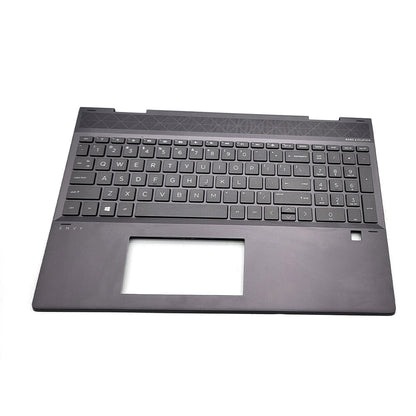 For HP 15-DS1083CL 15M-DS0011DX 15-DS Palmrest Backlit Keyboard L53987-001 Gray