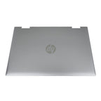 New Thin Back Cover w/Cable For HP Pavilion X360 15-ER Top Silver Lid M45108-001
