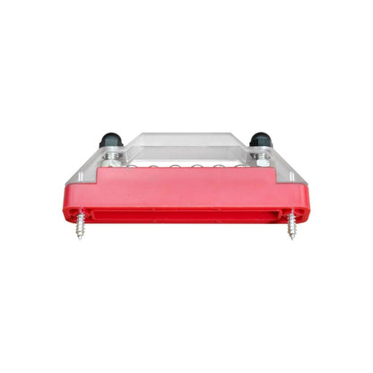 Bus Bar Ground Power Distribution Terminal Block Power w/ 6 M4 Screws + 2 Studs