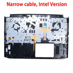 For Acer Nitro 5 AN515-57 Palmrest Backlit Keyboard Narrow Cable 6B.QEXN2.001 US