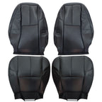 Driver Passenger Leather Seat Cover Black For Chevy Silverado 1500 2500 2007-14