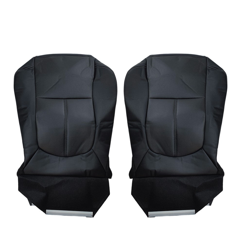 For 2011-2016 Ford F250 F350 Lariat Driver Passenger Bottom Leather Seat Cover