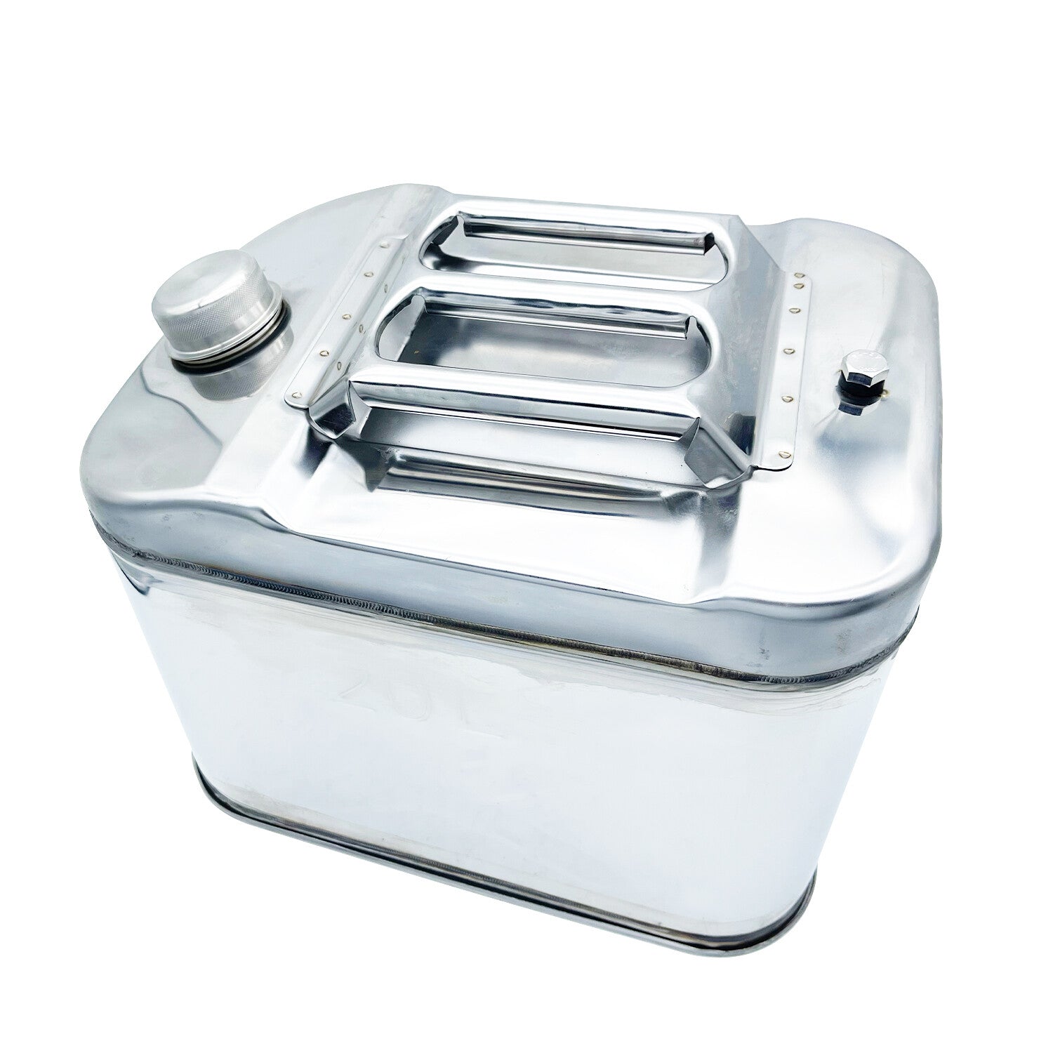 5.2 Gallon 20L 304StainlessSteel Fuel Can Gasoline Petrol Gas Tank Container Kit