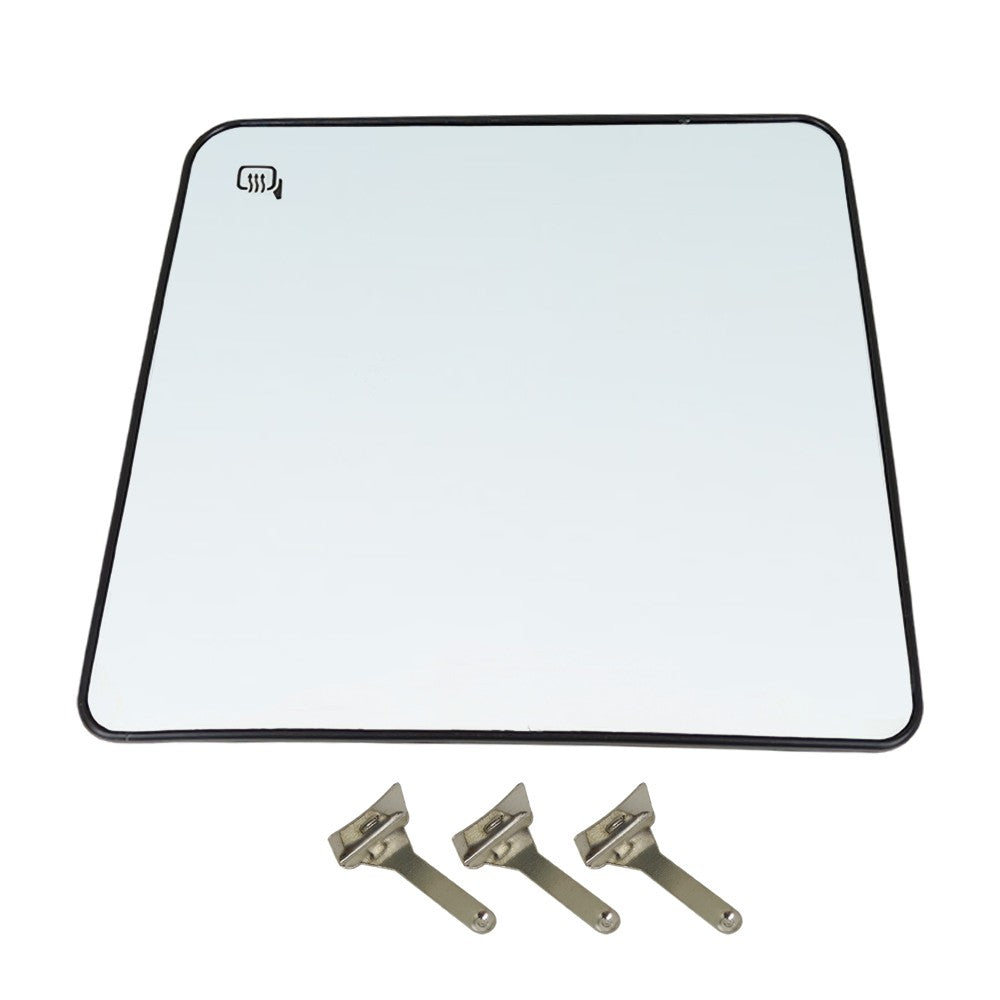 Tow Mirror Glass Upper Heated Driver Left for Ford Super Duty F250 2012 2016