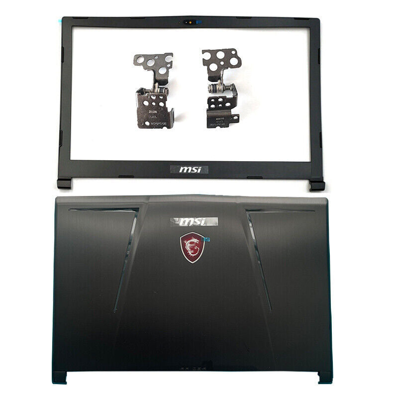 New For MSI GE63 Raider RGB MS-16P5 Top LCD Back Cover+Front Bezel+Screen Hinges