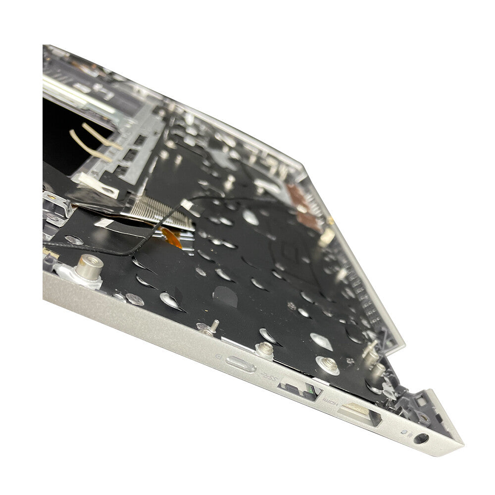 Silver 15.6" Palmrest Case Backlit Keyboard 06XCC3 For Dell Inspiron 15 5505 US
