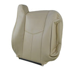 Passenger Side Top Leather Seat Cover Tan For 2003 2004-2006 GMC Sierra Yukon