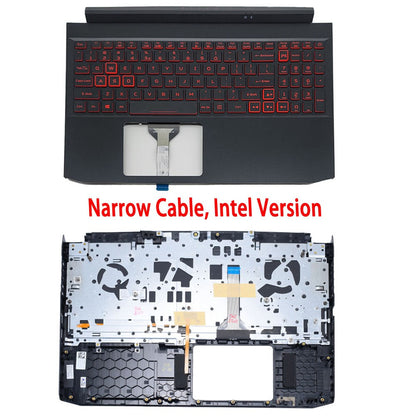 For Acer Nitro 5 AN515-57 Palmrest Backlit Keyboard Narrow Cable 6B.QEXN2.001 US