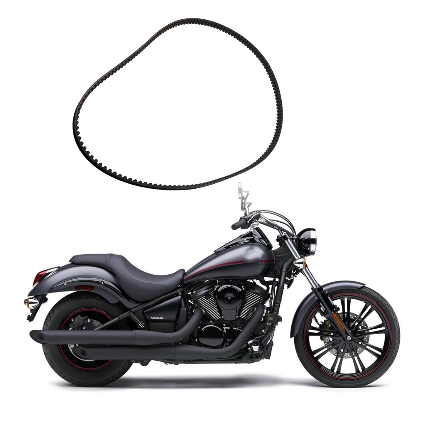 59011-0013 Drive Belt For Kawasaki Vulcan 900 2006-2023 59011-0021 59011-0062