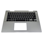Silver Palmrest For Dell Inspiron 5482 5491 Keyboard w/Backlit Upper Case 041KVJ