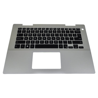 Silver Palmrest For Dell Inspiron 5482 5491 Keyboard w/Backlit Upper Case 041KVJ