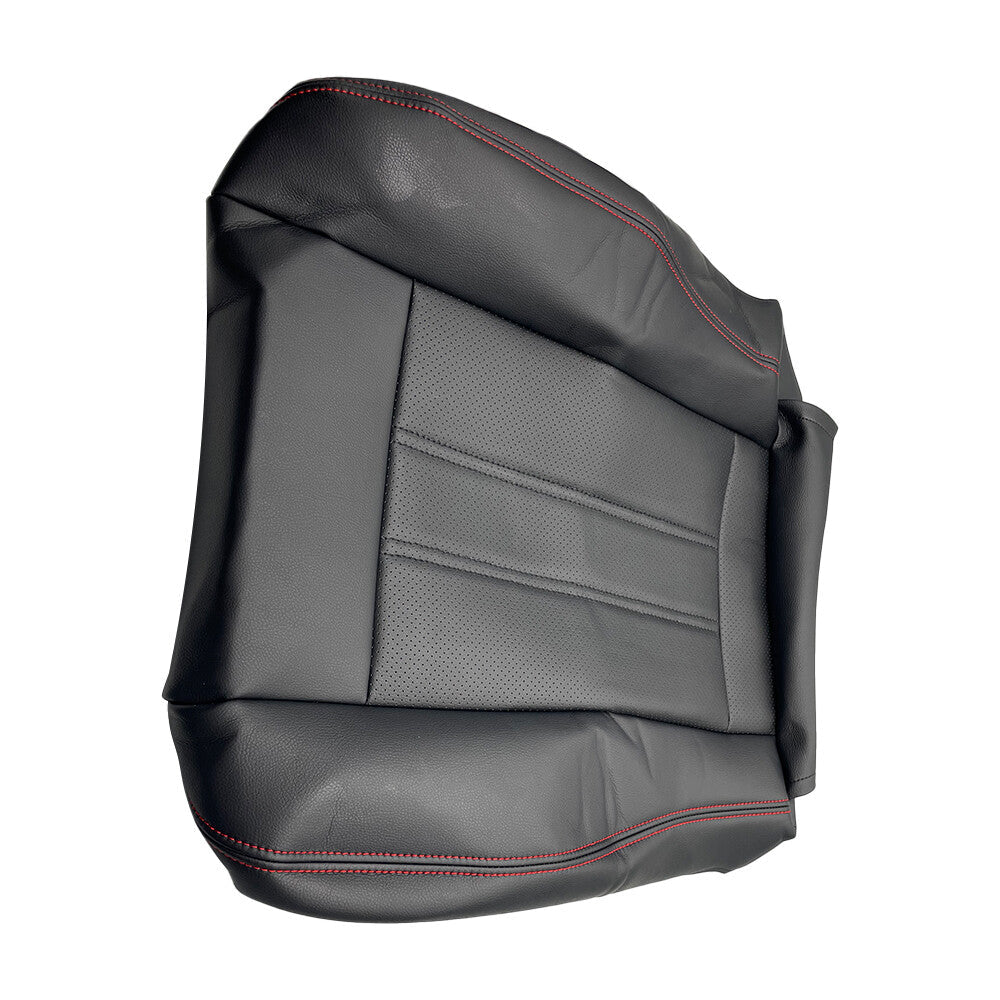 Driver Bottom Leather Seat Cover Red Seam For 2008-2020 Dodge Grand Caravan