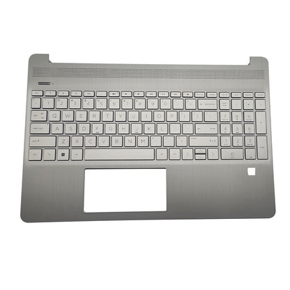 For HP 15-DY 15-EF 15-ef0023dx Palmrest Non-Backlit Keyboard L63578-001 FPR Hole