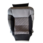 For 2014 2015-2021 Toyota Tundra Front Driver Bottom Cloth Seat Cover Gray/Black