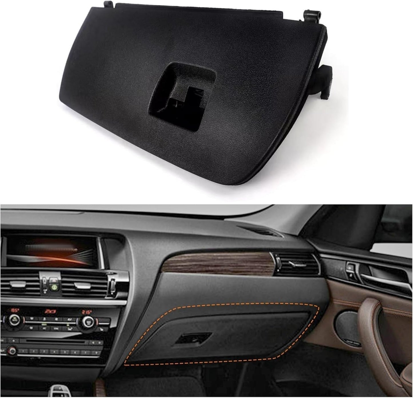 New Dash Glove Box Door Lid Black For BMW X3 X4 F25 F26 2011-2018 51166839000