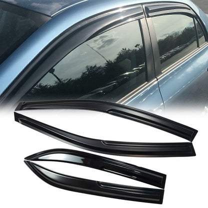 M Style Window Visors Sun Rain Guards For 2009-2013 Toyota Corolla Sedan