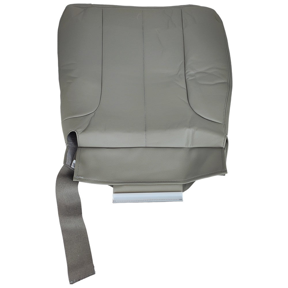 Passenger Bottom Leather Seat Cover Gray Fit For 2002 - 2005 Dodge Ram 1500 SLT