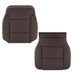 Driver Leather Seat Cover Brown For 2014 2015-2019 Chevy Silverado HIGH COUNTRY