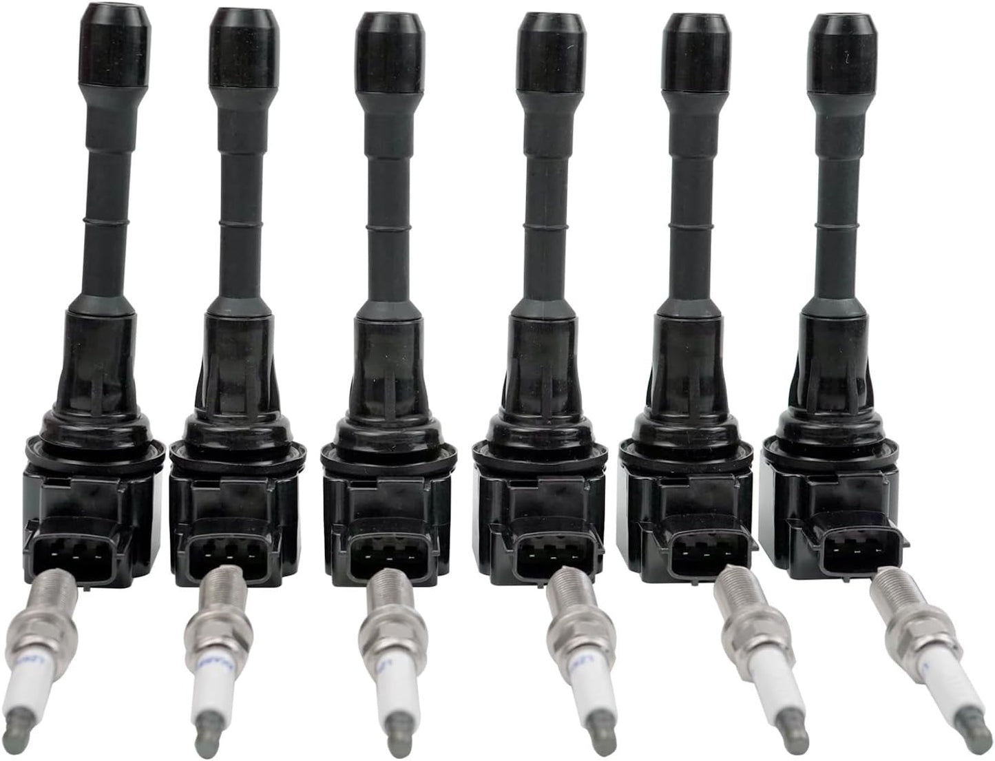 6 UF550 Ignition Coil Iridium Spark Plug for V6 3.5L 09-20 Nissan Maxima Murano
