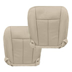 Leather Bottom Seat Cover Tan For 2007-14 Ford Expedition Driver & Passenger New