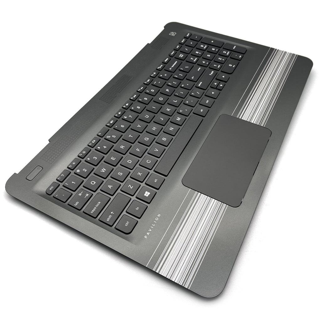 For HP Pavilion 15-AW 15-AU023CL 15-AU Palmrest Keyboard Non-Backlit 856026-001