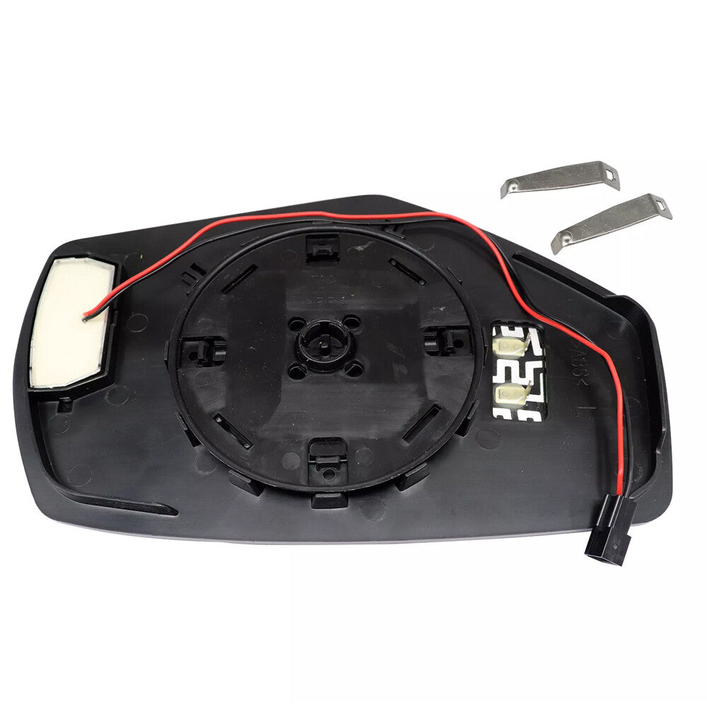 NEW Left Driver Side Power Heated Mirror Glass w/ Signal For 2014-2017 Silverado