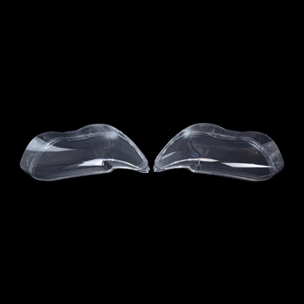 Left Right Clear Headlight Headlamp Lens Cover For BMW 7 Series E65 E66 2002-05