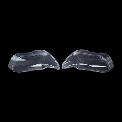 Left Right Clear Headlight Headlamp Lens Cover For BMW 7 Series E65 E66 2002-05