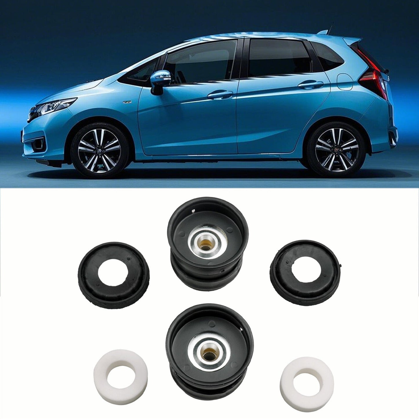 2x For Honda Fit/Jazz GK 2015-21 for Honda City GM6 2015-21 Rear Mounting Damper