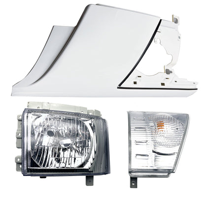 Side Panel Turn Signal Lamp Headlight For ISUZU NPR NQR NRR 08-20 Passenger side