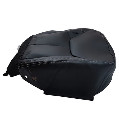 Passenger Bottom Leather Seat Cover Black For 2011-2017 Jeep Wrangler Rubicon