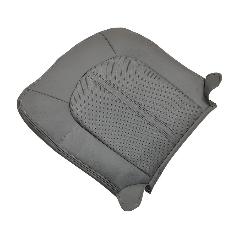 For 2008 2009 - 2013 Cadillac CTS Front Driver Bottom Leather Seat Cover Gray