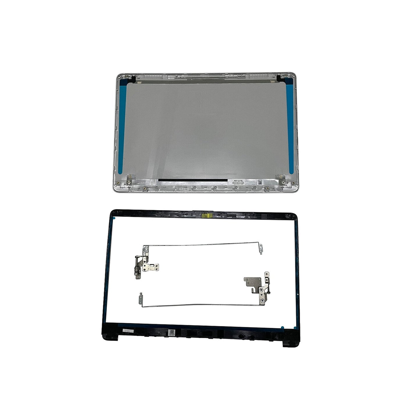 New For HP 15-DW 15-dw1083wm Top Back Cover & Bezel Hinges Silver L52012-001 US