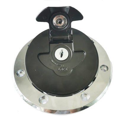 Fuel Gas Tank Cap Cover Lock with Keys for Kawasaki Ninja 250 250R 1988 2007
