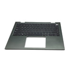 New Palmrest Backlit Keyboard Green 0VJ2PX For Dell Inspiron 14 5410 7415 2-in-1