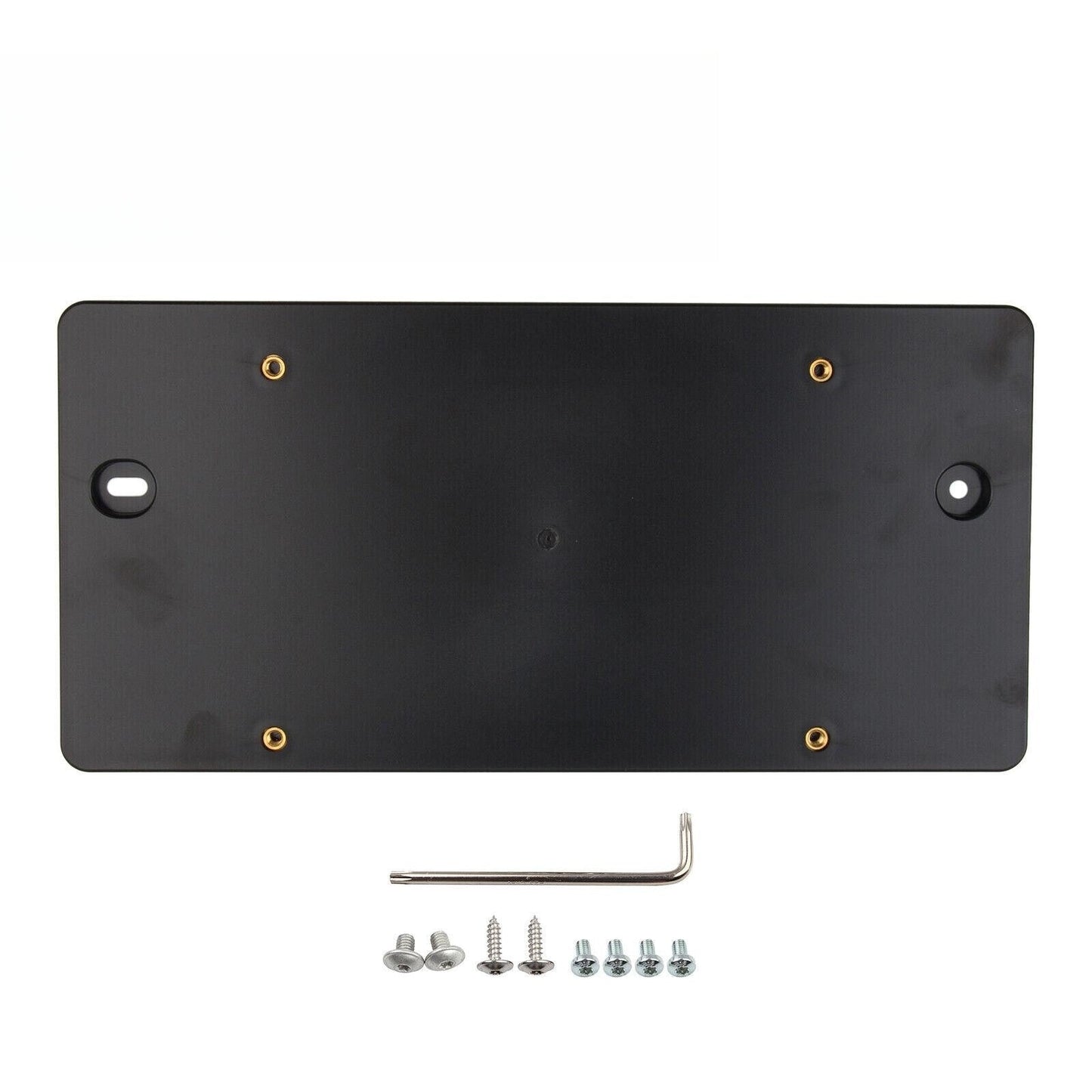 Rear License Plate Tag Holder Mounting Bracket For AUDI A3 A4 S4 A5 S5 Q5 Black