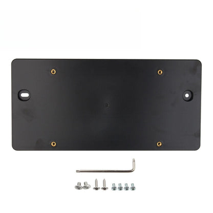 Rear License Plate Tag Holder Mounting Bracket For AUDI A3 A4 S4 A5 S5 Q5 Black
